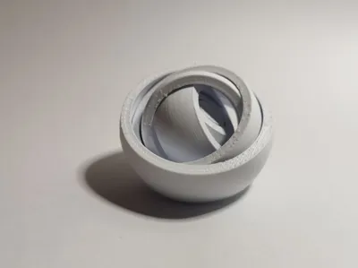 6 Ring Gyro Fidget On Axis