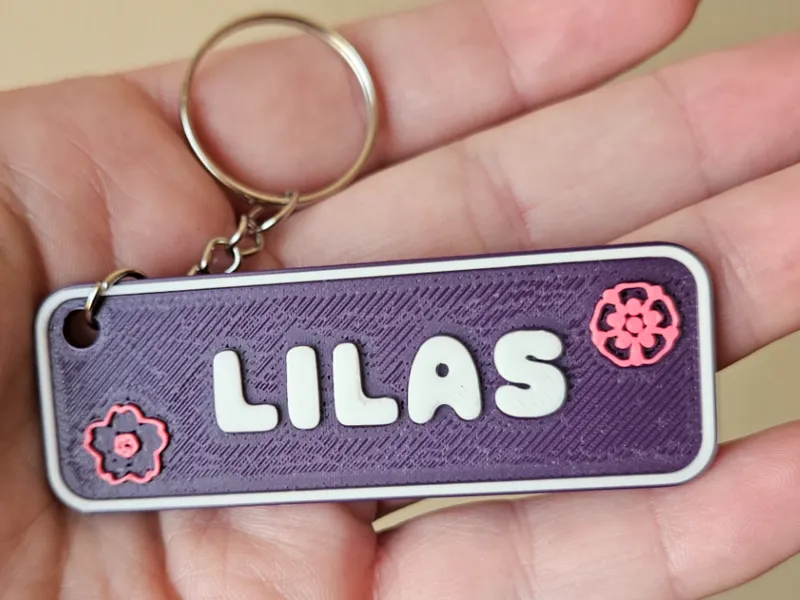 porte clés prénom Lilas