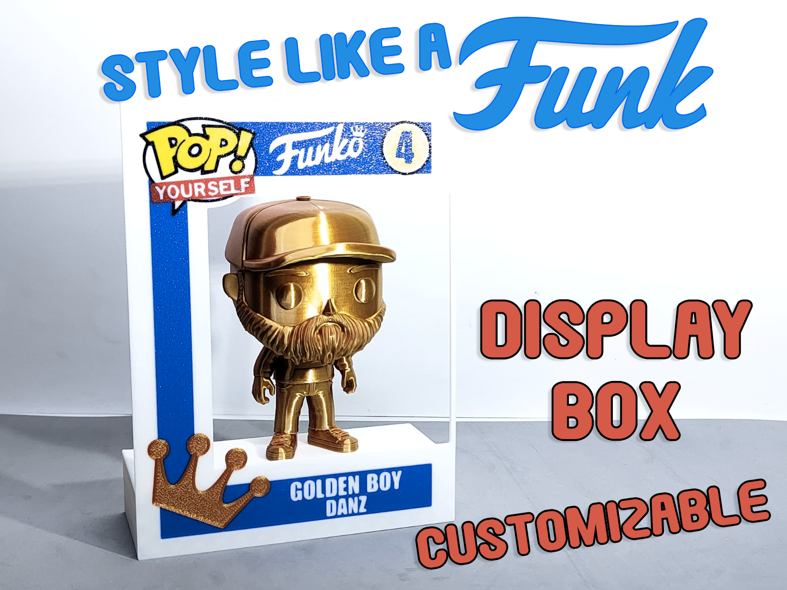 Inspired by Funko pop display box stand exhibitor