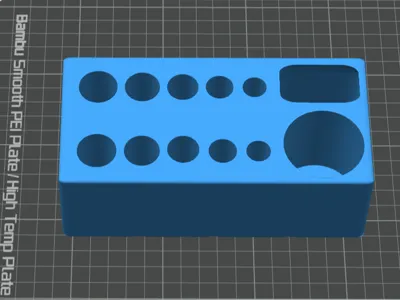 Gridfinity vertical storage for magnet dispensers