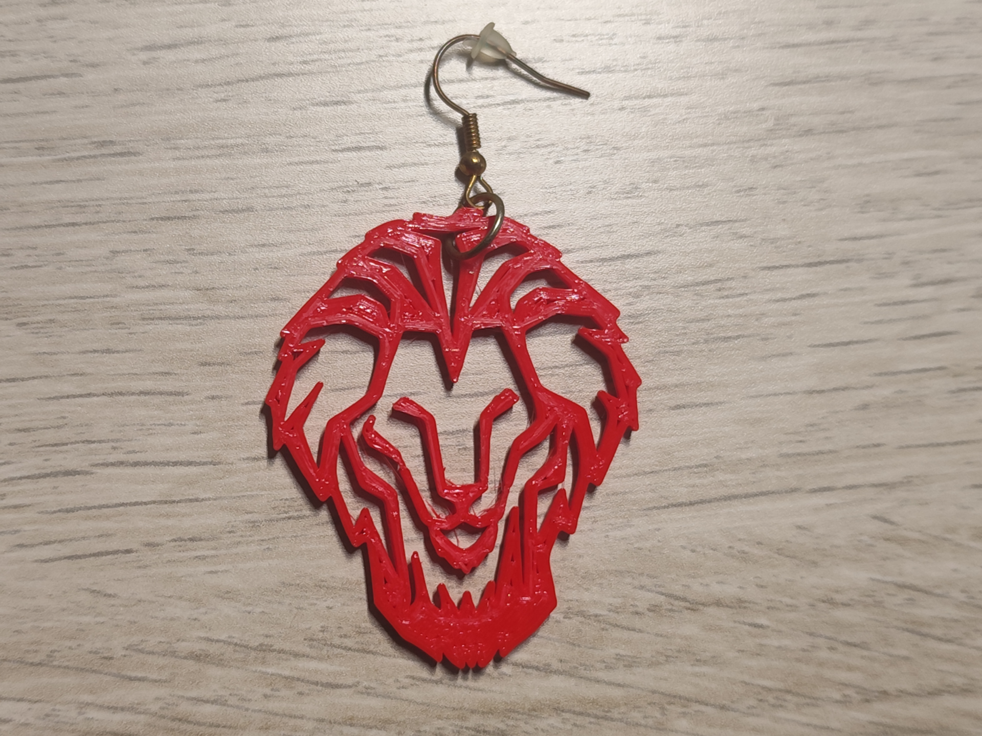 Athletic Club Lion Earrings – Geometric Lion