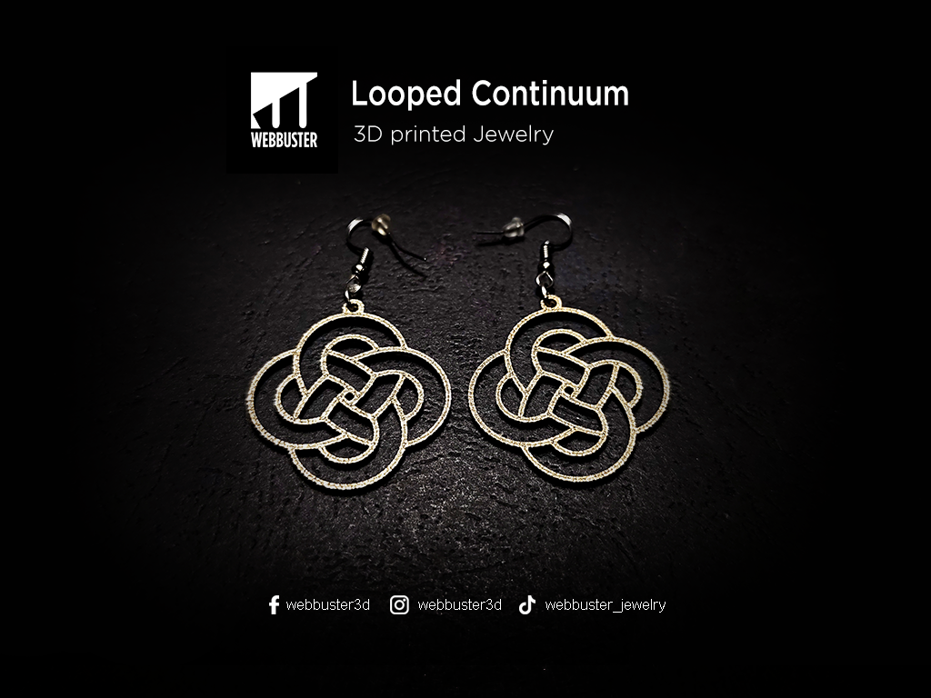 Looped Continuum Earrings