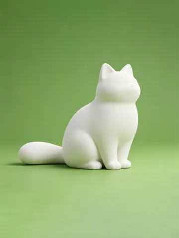 Modelo para impresión 3D: Cat — vista de referencia 2