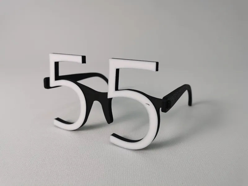 55th Birthday Glasses
