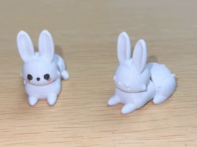 Cute Easter Bunny Articulated Flexi