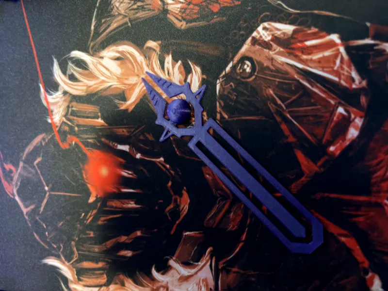 Mushoku Tensei inspired staff bookmark