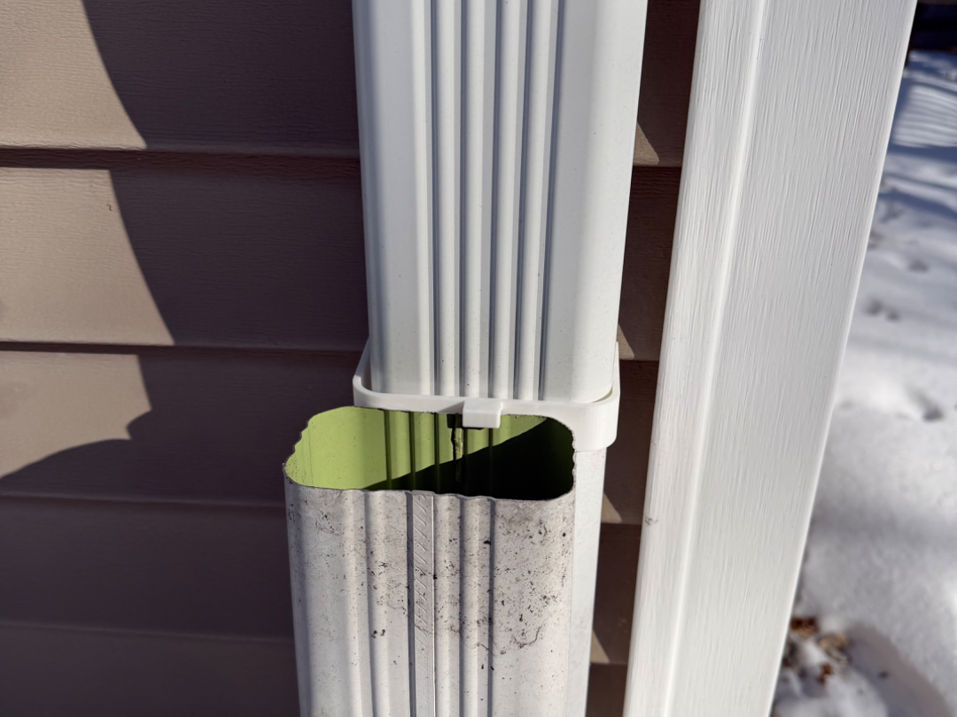 Rain Gutter Downspout Holder Clip No Drill