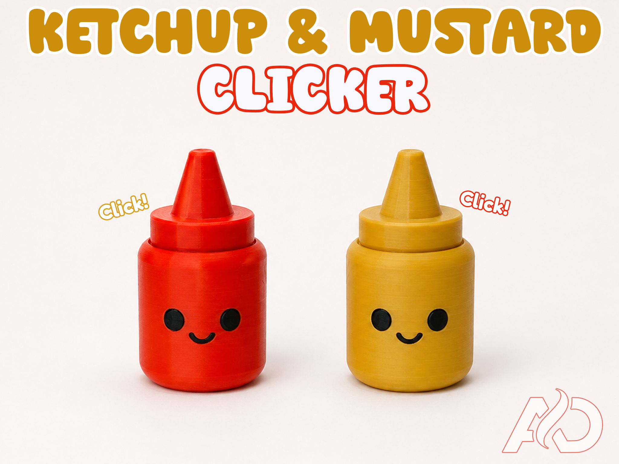 KETCHUP Y MUSTARD CLICKER - 1