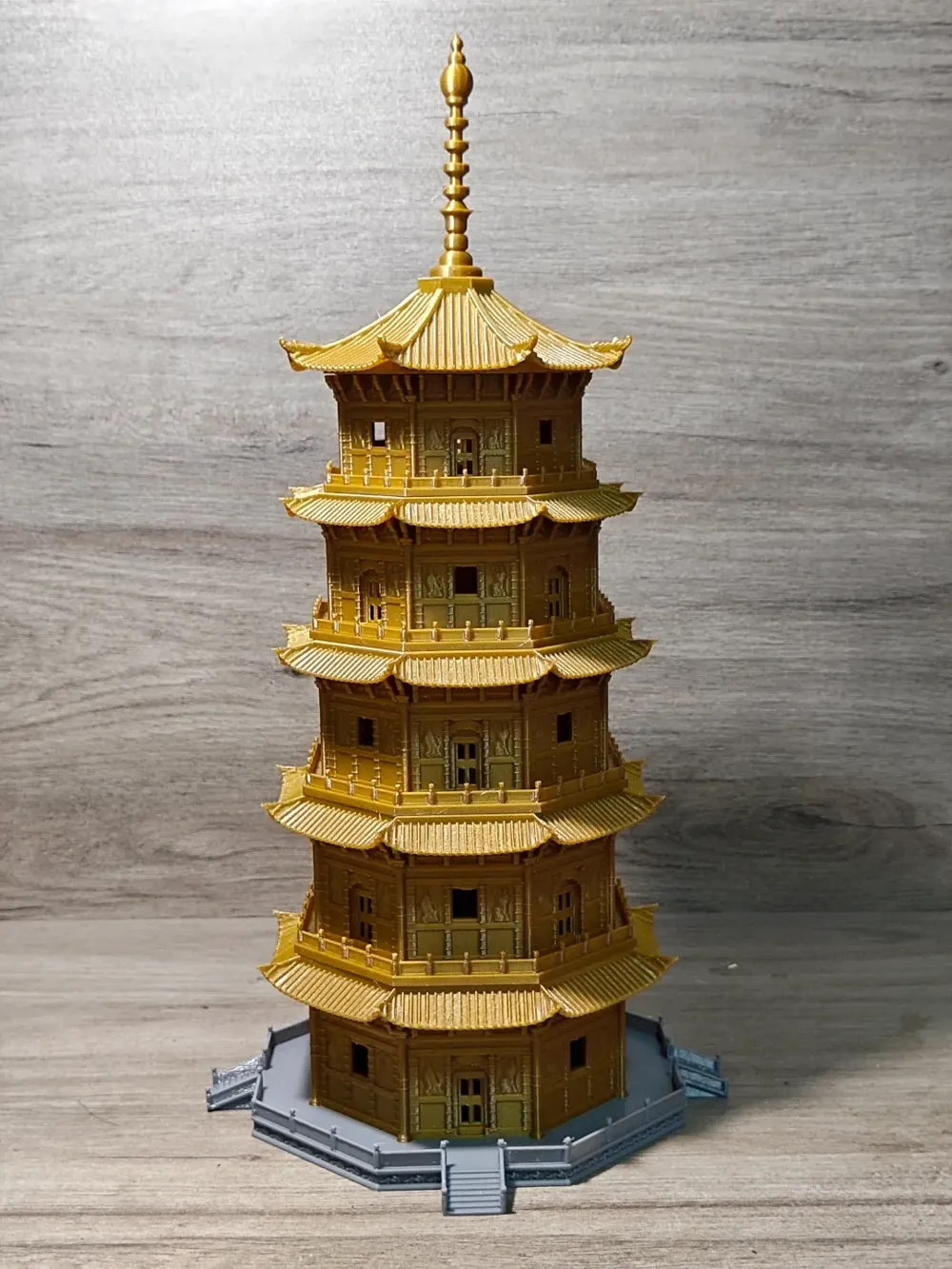 Black Myth Wukong's Zhen Guo Tower (Renshou Tower) - Free 3D Print
