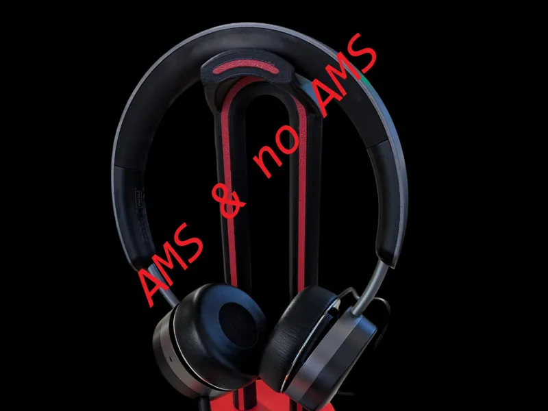 Headphone Stand with QI Charging AMS & no AMS
