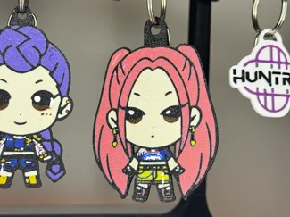 Mira – Kpop Demon Hunters HUNTR/X Chibi Keychain