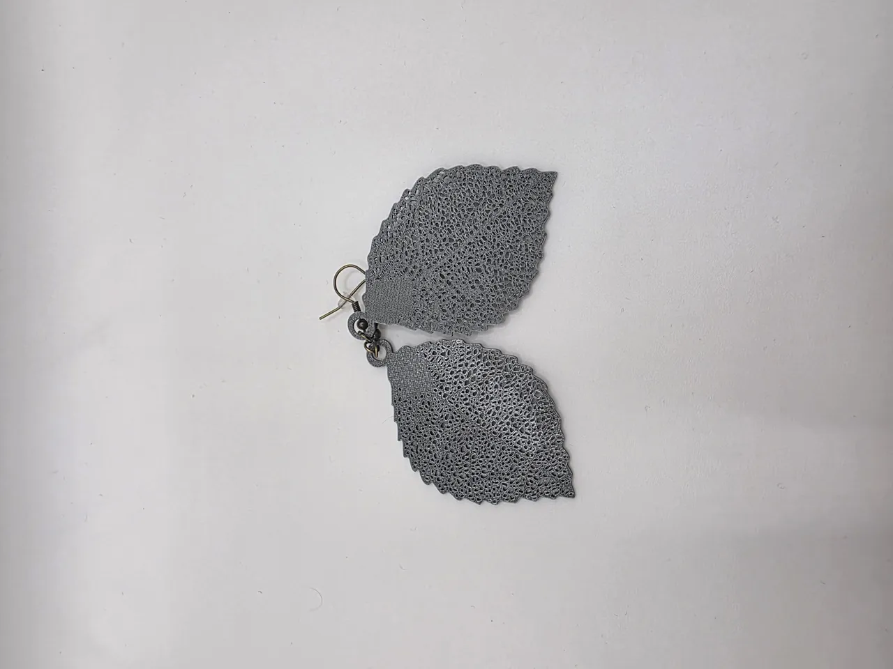 Lace Leaf Earrings view 4