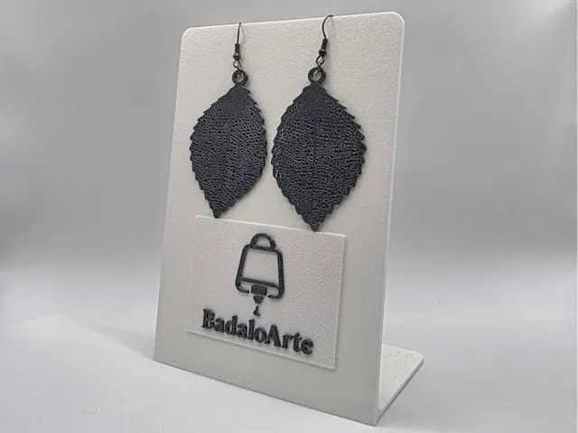Lace Leaf Earrings