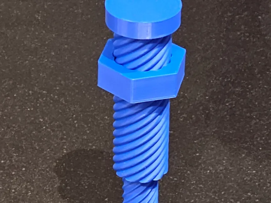 Fidget Screw within a Screw by _borizMakerWorld: Download Free 3D Models