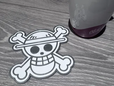 Ruffy Luffy one Piece Jolly Roger coaster
