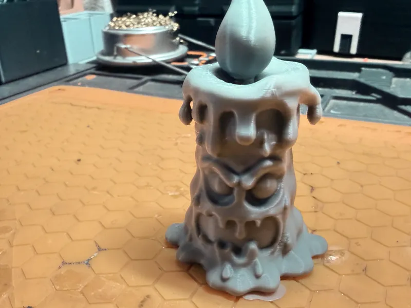 Screaming Melted Candle Model