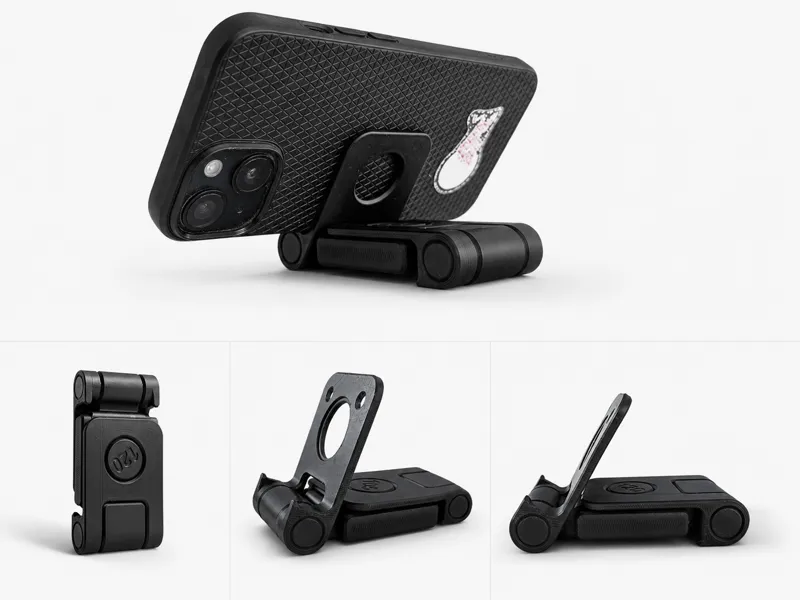 Dual angle Foldable Phone Stand - Print in place
