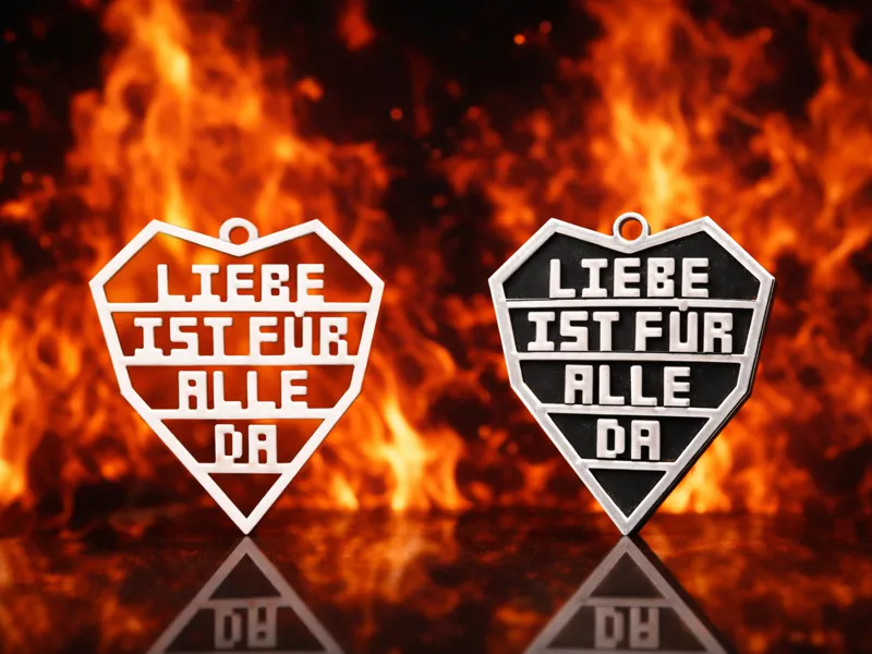portachiavi Rammstein "liebe ist fur alle da" x2