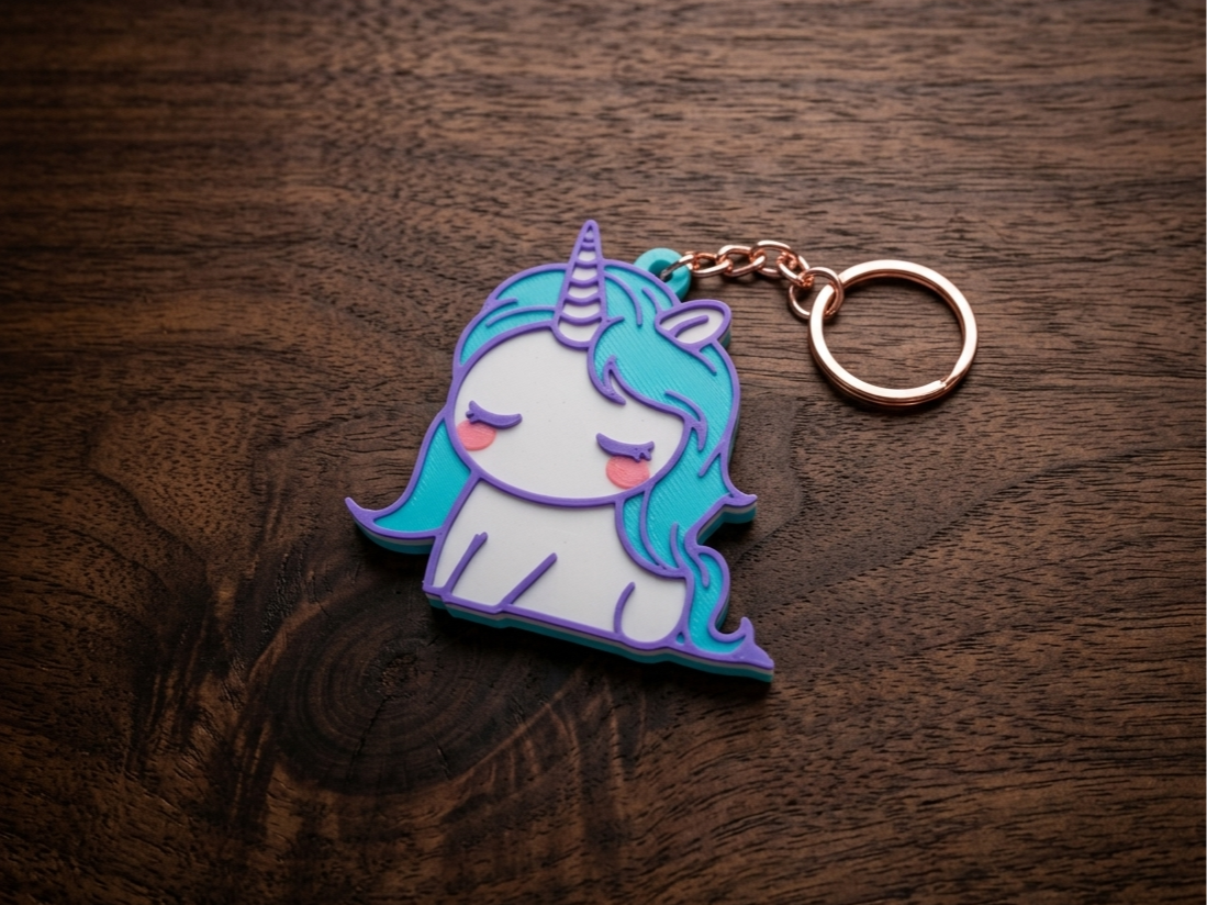 Magical Unicorn Keychain
