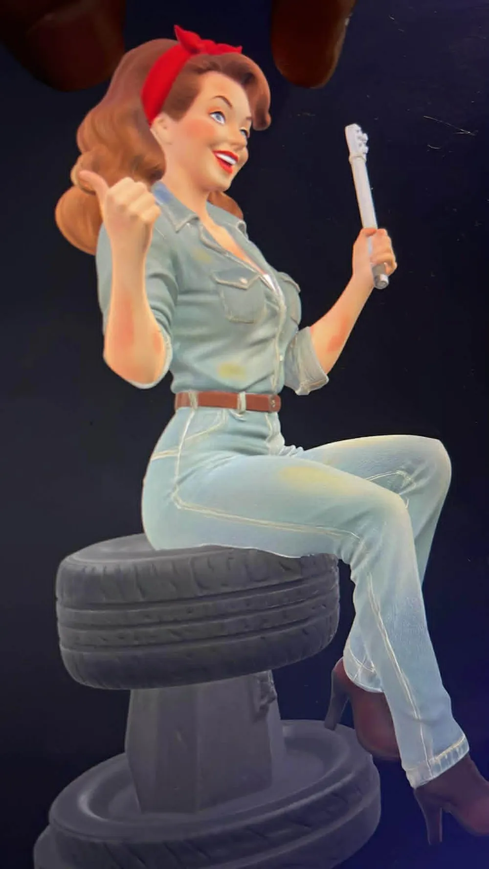 retro mechanic woman - Free 3D Print Model - MakerWorld