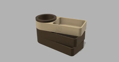 Rotating spacious Desktop Organizer view 3