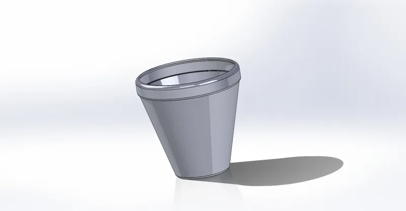 Flower pot with holes 