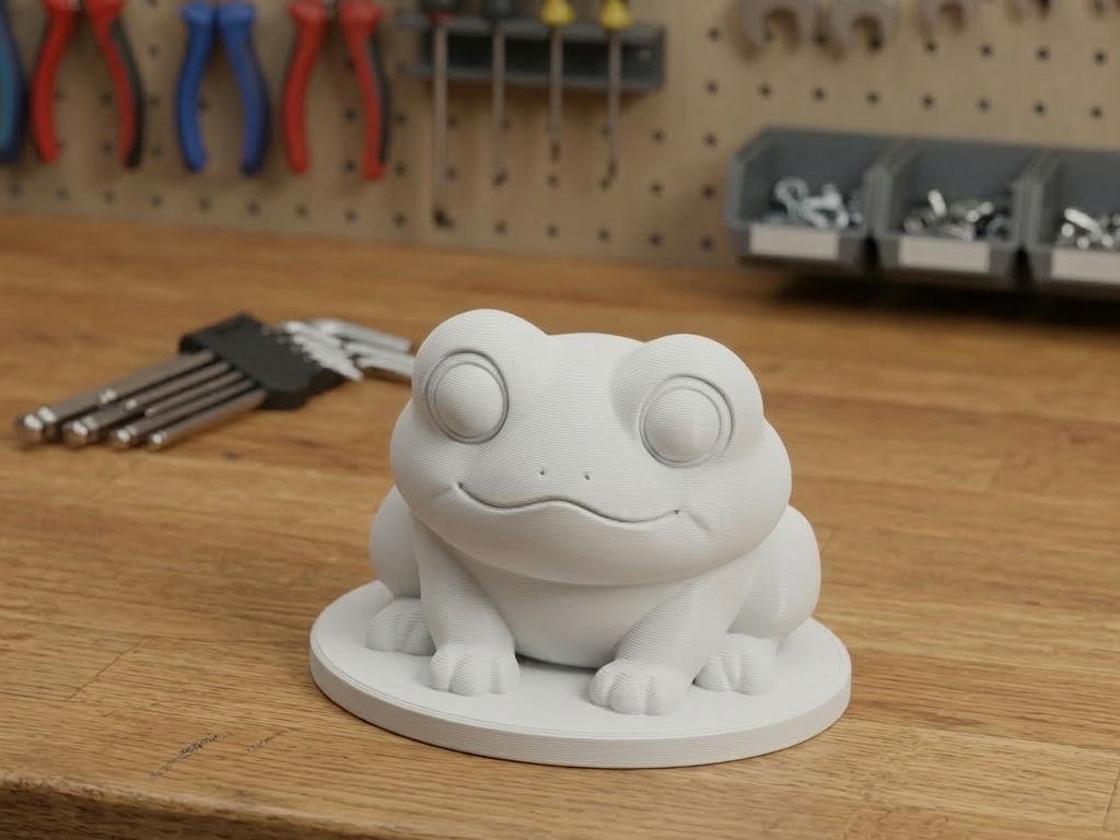 Cute Chubby Frog | Easy 3D Print