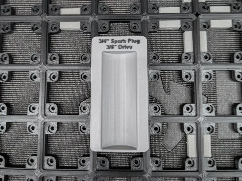 3/4" Spark Plug Socket Gridfinity Holder