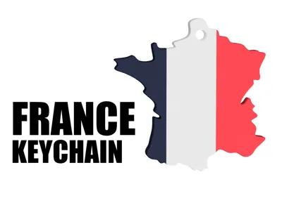 France Keychain