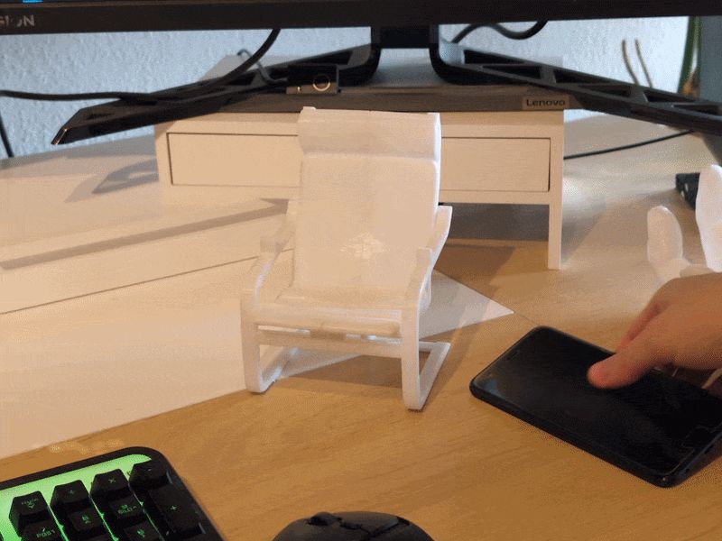IKEA POÄNG Phone Stand | Mini Handyhalterung
