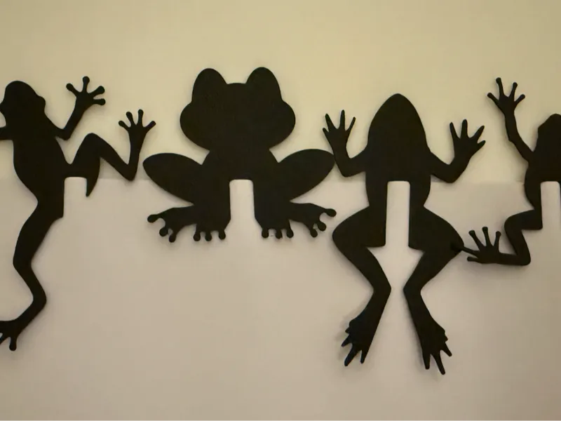 Frog Bookmarks - set of 4