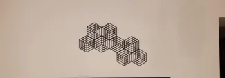 Hexagonal Wall  multi piece