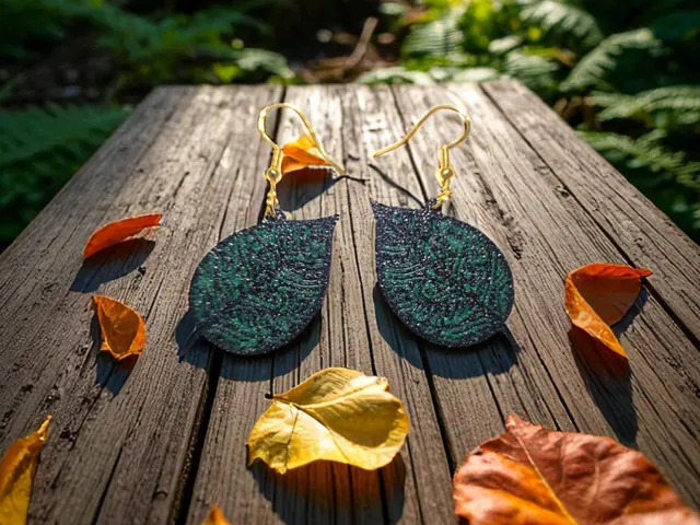 Leaf v2 earrings