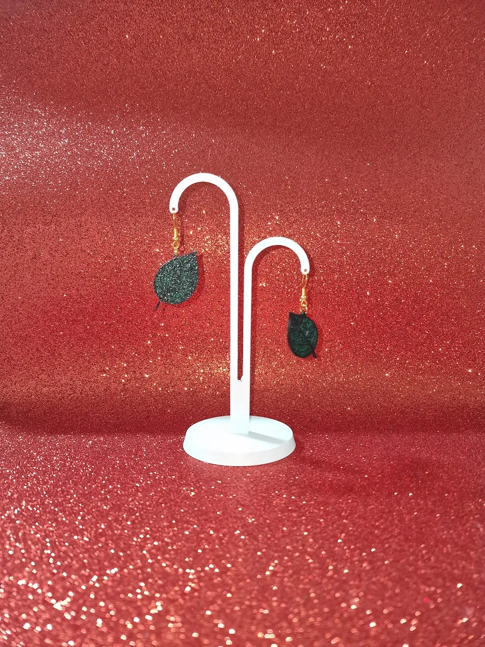 Leaf v2 earrings view 3