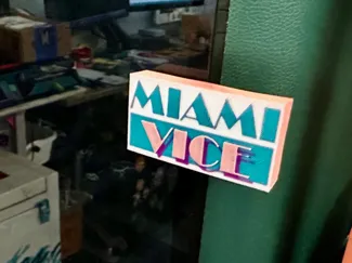 Miami Vice Handle for Bambu X1C P1S Front Door