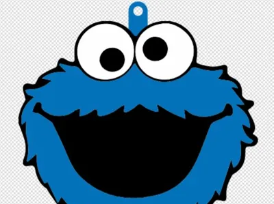 Cookie Monster Keychain