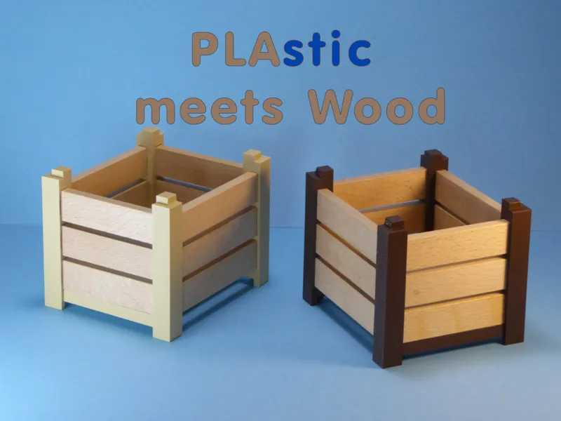 PLAstic Meets Wood ….with toy building blocks V2