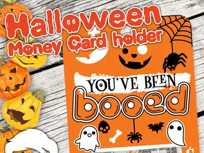 Halloween Money Card holder