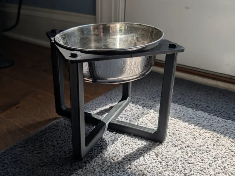 Customizable Animal Bowl Stand