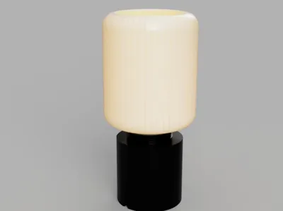 DIY Lamp with base and shade