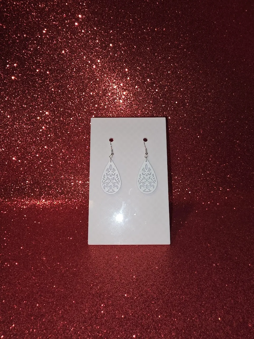 Floral drop v2 earrings view 2