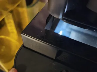 Glass Riser With Lip