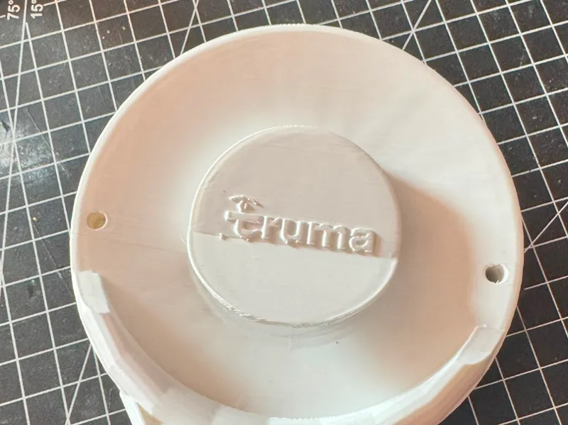 Truma exhaust cover with condensate drain