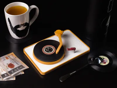 Vinyl Coaster Turntable