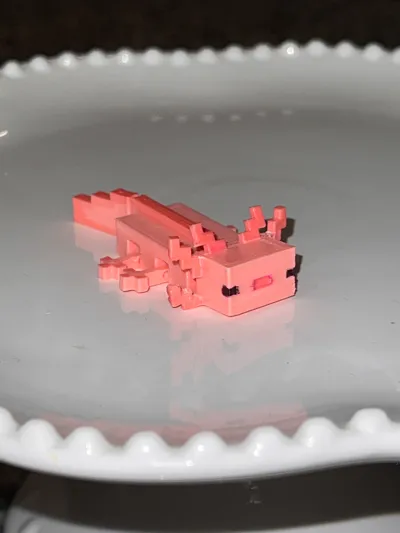 Articulated Minecraft Axolotl
