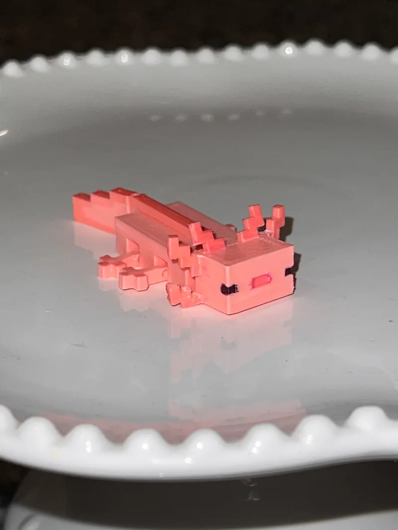 Articulated Minecraft Axolotl