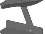 Wall mounted shoe rack