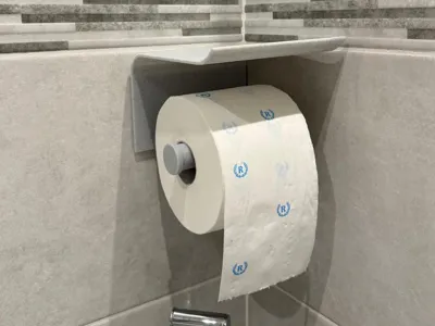 Toilet Paper Holder open on the left side