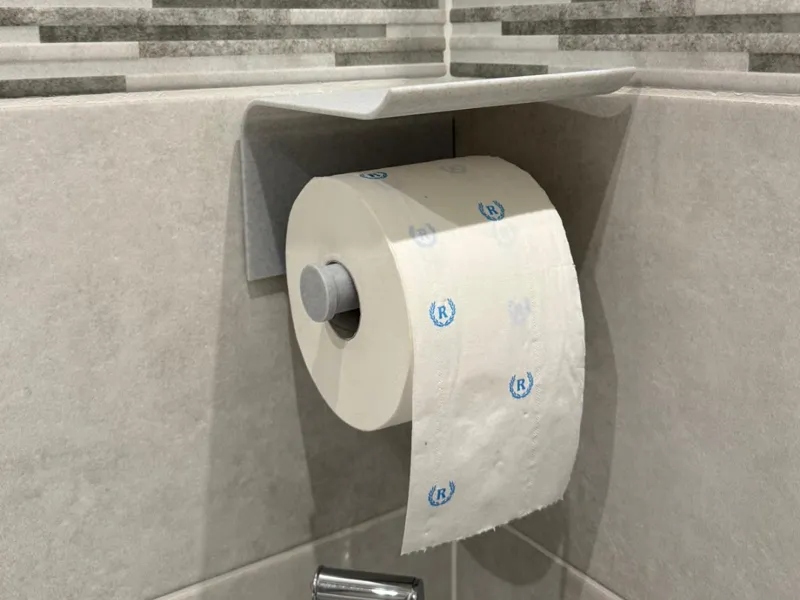 Toilet Paper Holder open on the left side