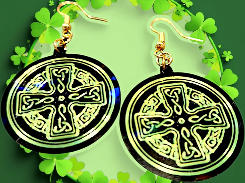 Celtic Cross Earrings